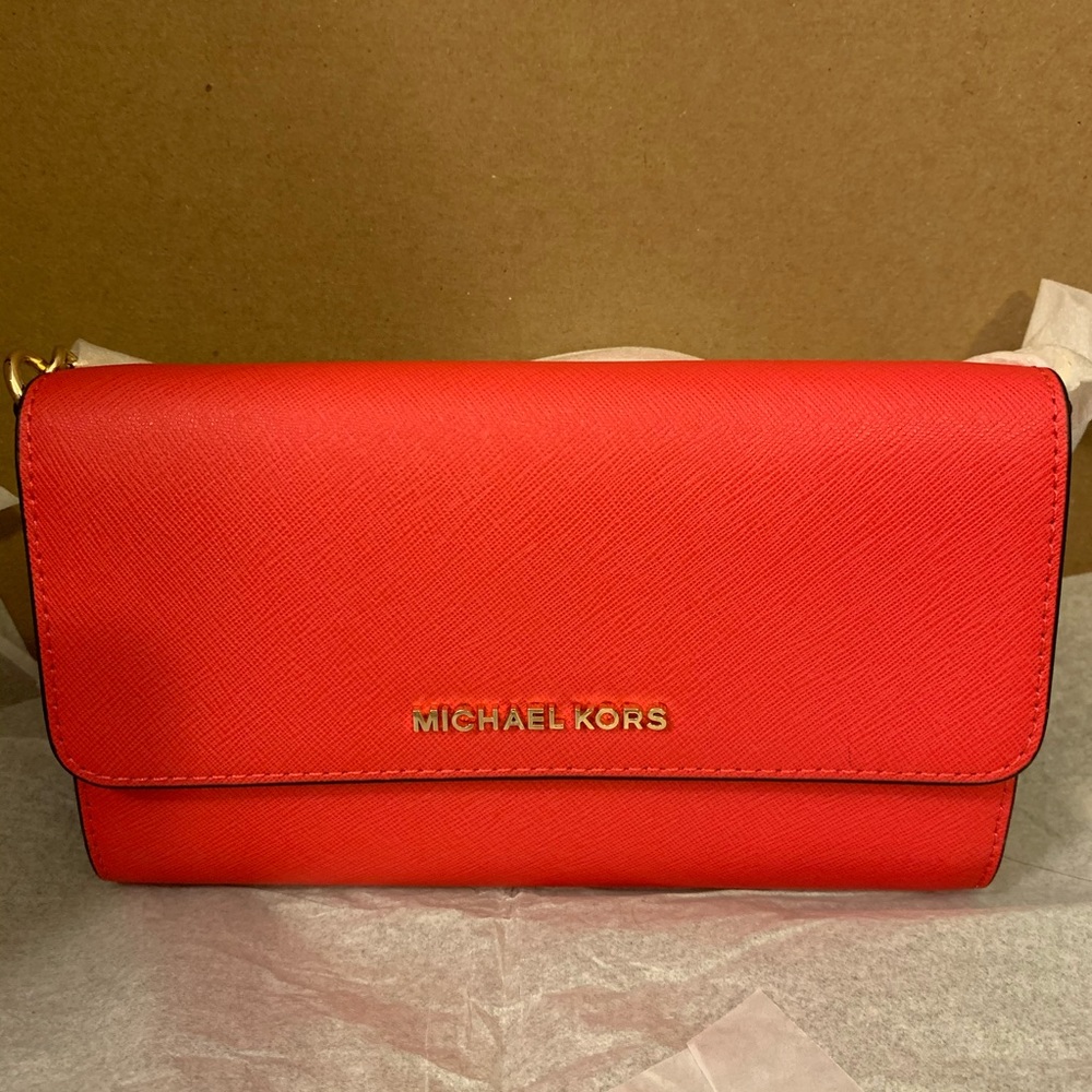 Michael Kors Leather LG Phone Crossbody